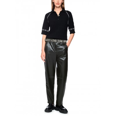 Marccain Sports - BS 8145 J63 - O-Shape-broek RUMA kunstleer 